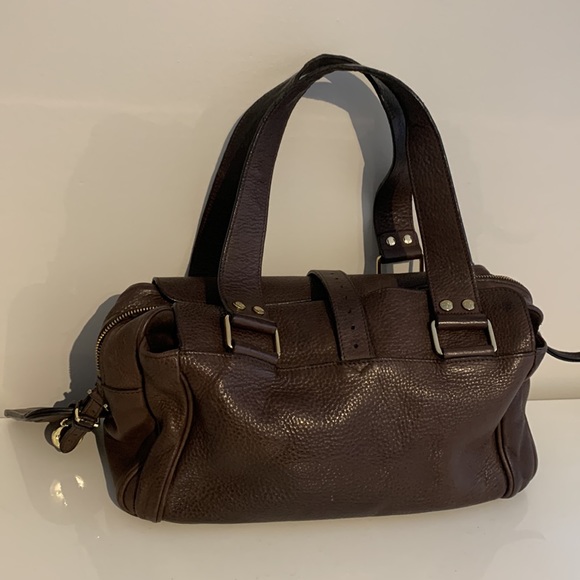 VGUC Mulberry Mabel Chocolate Brown Soft Napa Leather and Suede Shoulder Handbag - Picture 8 of 16